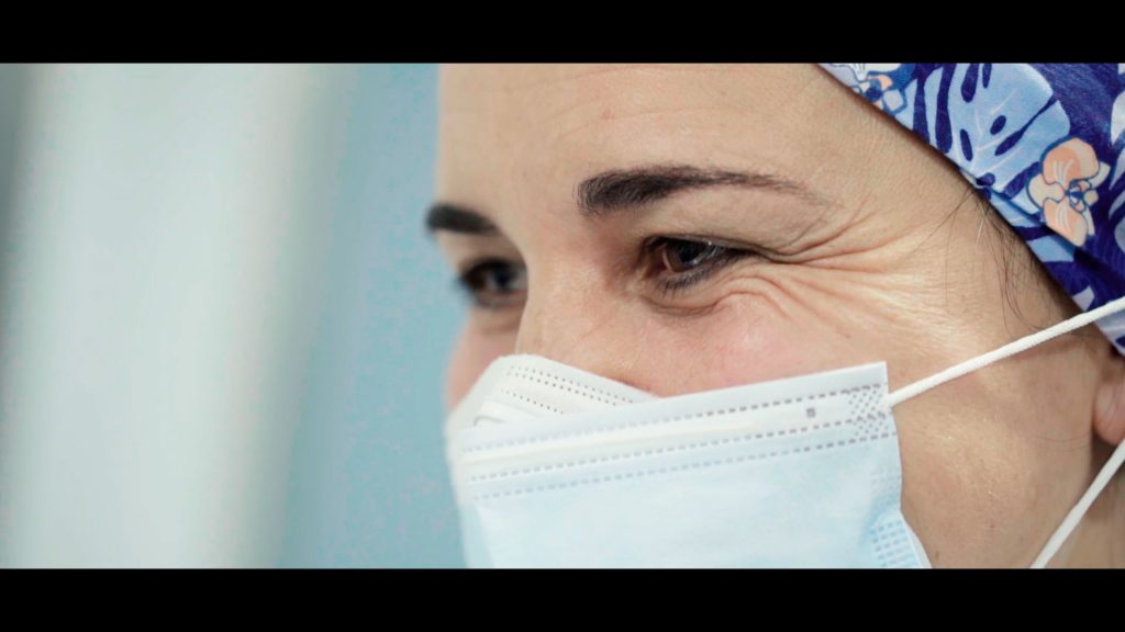 Fotograma del vídeo promocional para Recoletas Oncología